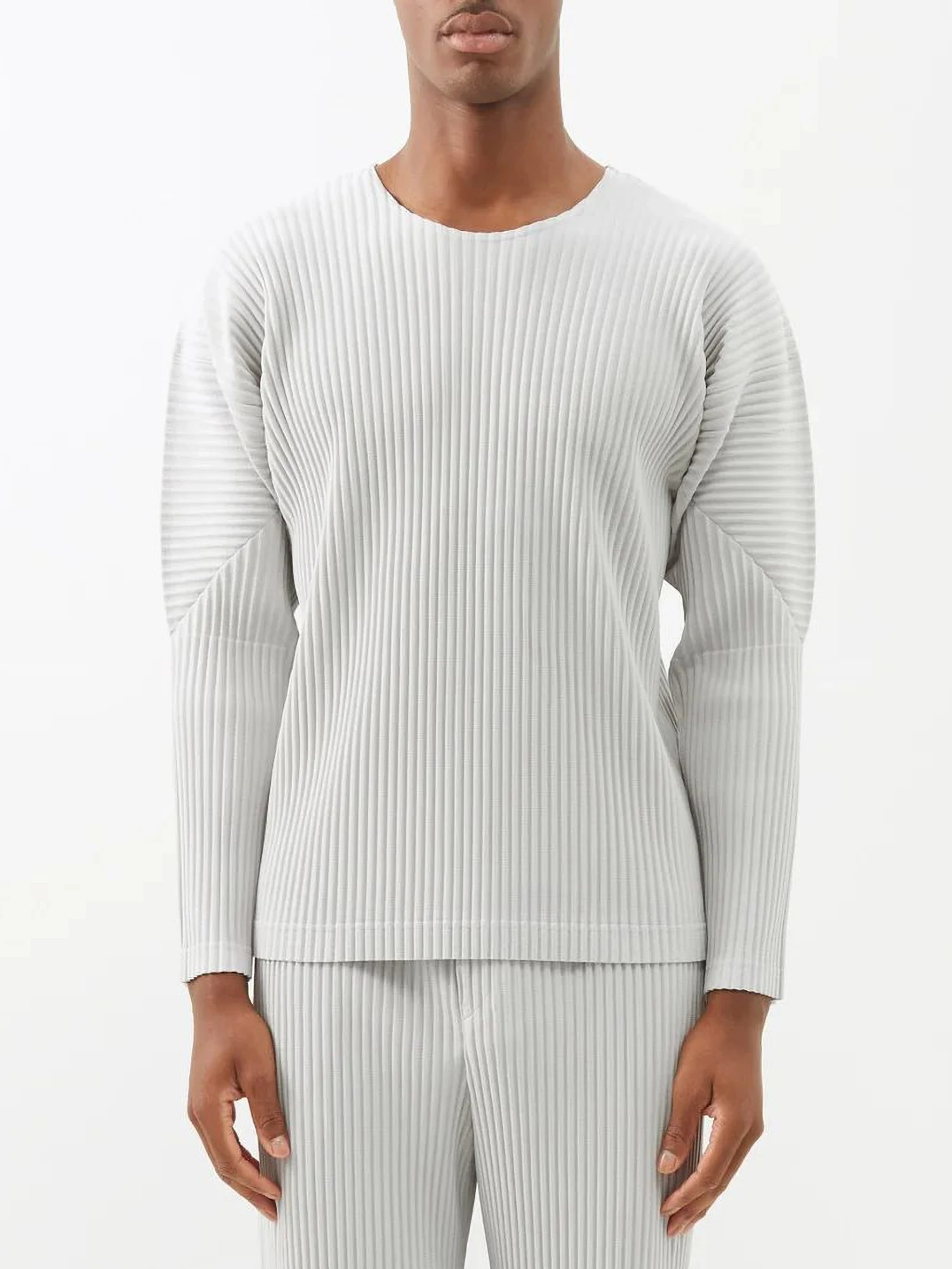 MI TEMPIO Man Pleated Sweatshirts for Men New In Crew Neck Pullovers Harajuku Solid Streetwear Long Sleeve T-shirts Male Clothes
MI TEMPIO Man Pleated Sweatshirts for Men New In Crew Neck Pullovers Harajuku Solid Streetwear Long Sleeve T-shirts Male Clothes