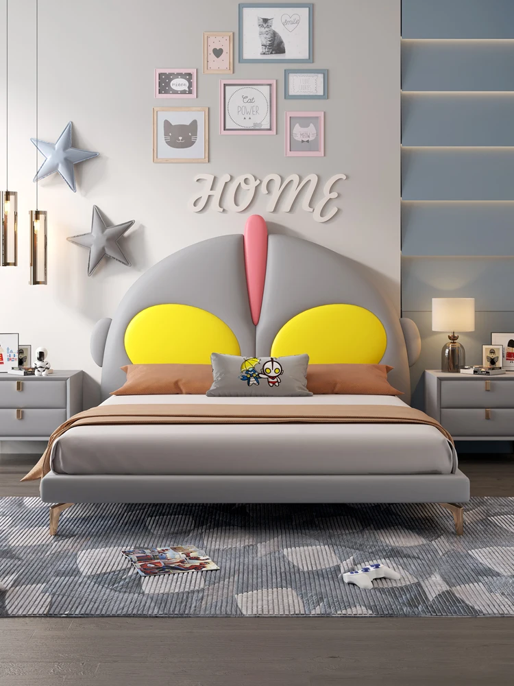 Light luxury net red ins children's boy's bed cartoon salted egg Superman 1.5m leather bed modern simple soft bag bed
Light luxury net red ins children's boy's bed cartoon salted egg Superman 1.5m leather bed modern simple soft bag bed