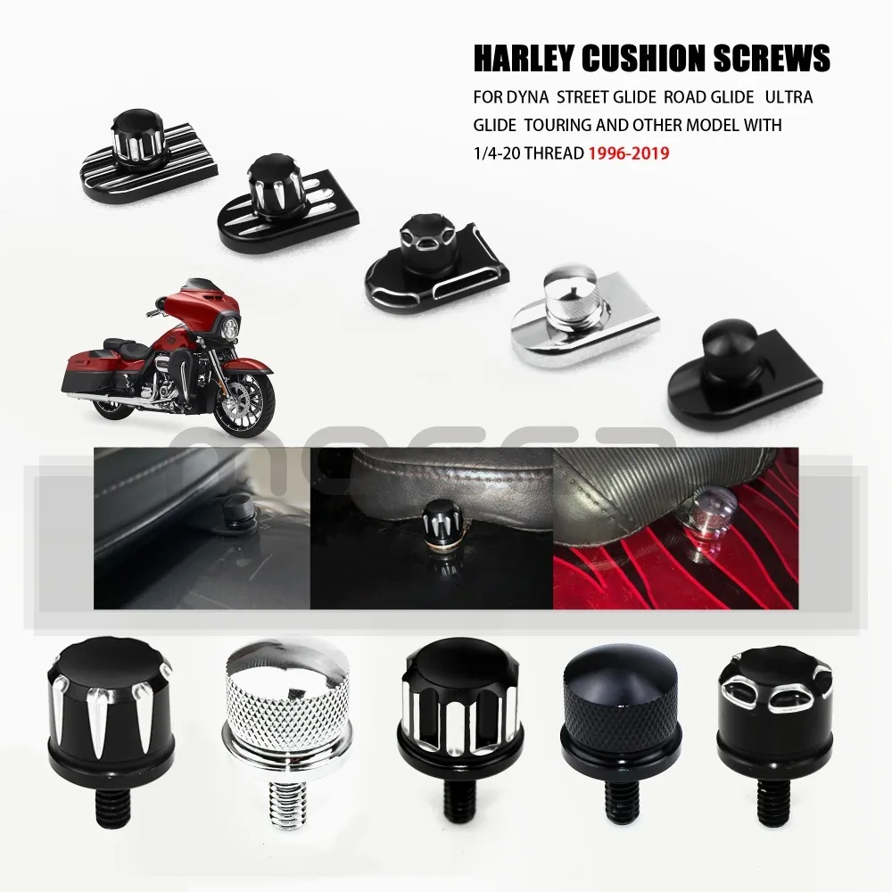 

Motorcycle Accessories Equipments Parts Seat Bolt Tab Screw For Harley Davidson Touring Sportster Cafe Racer Moto Cross Motocykl