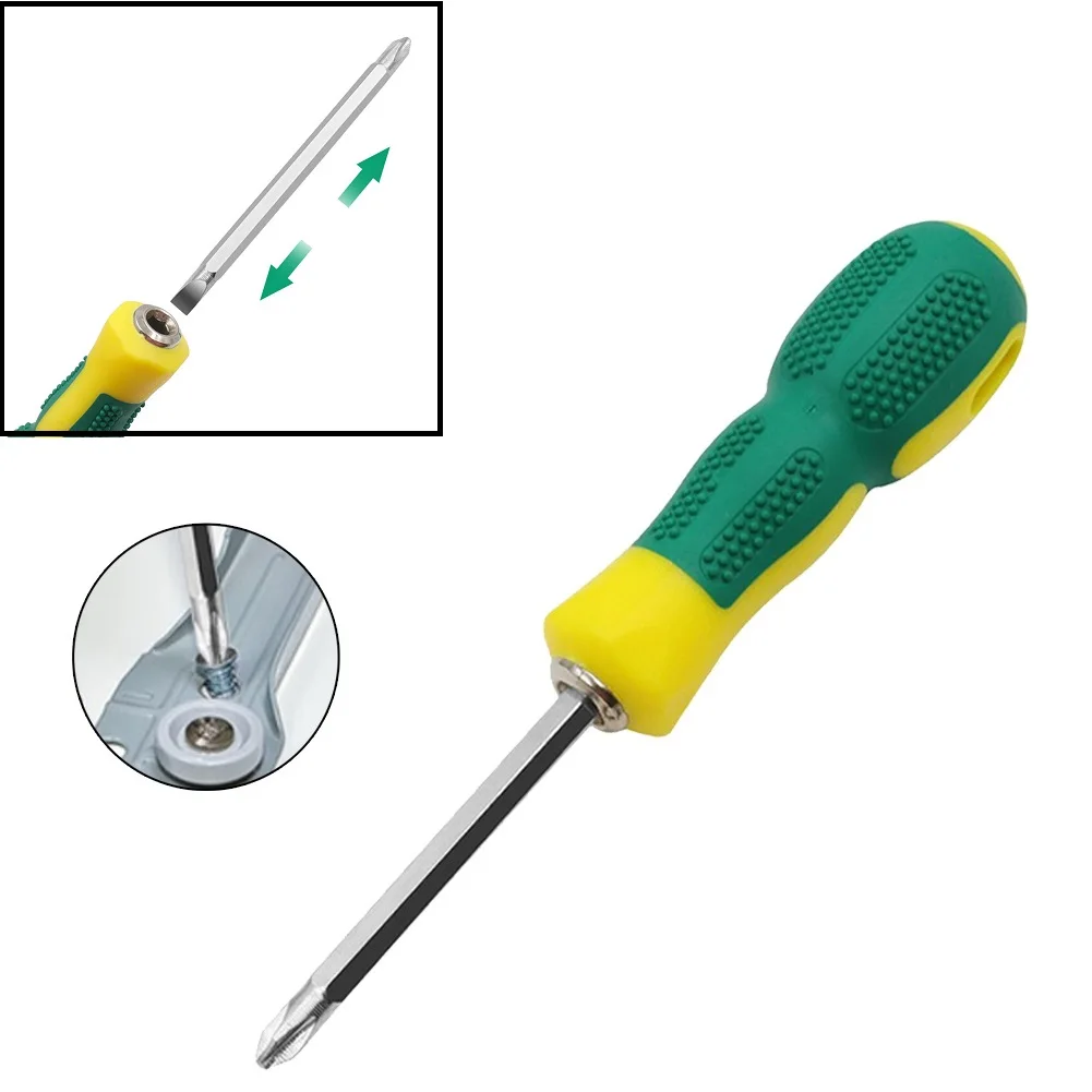 Cross ScrewDriver Screwdriver Hand Tool Accessories 170mm Dual Impact Double Head Interchangeable Long Slotted
Cross ScrewDriver Screwdriver Hand Tool Accessories 170mm Dual Impact Double Head Interchangeable Long Slotted