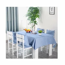 Cotton Linen Tablecloths, Waterproof Table Covers Simple Solid Color Blue Dining Table Coffee Table Deco
Cotton Linen Tablecloths, Waterproof Table Covers Simple Solid Color Blue Dining Table Coffee Table Deco