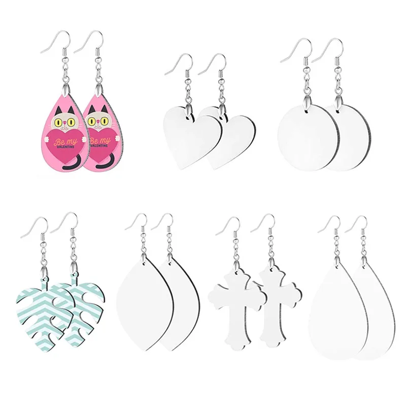 Free Shipping 40 pairs/lot Sublimation MDF Round Heart shape Earrings Blanks with Earring Hooks For Double sides printing
Free Shipping 40 pairs/lot Sublimation MDF Round Heart shape Earrings Blanks with Earring Hooks For Double sides printing