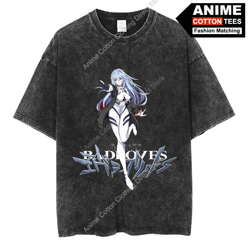 

EVA Ayanami Rei T Shirt Anime Neon Genesis Evangelion Print T-shirt y2k Harajuku Street Unisex Cotton Vintage Oversized Tees