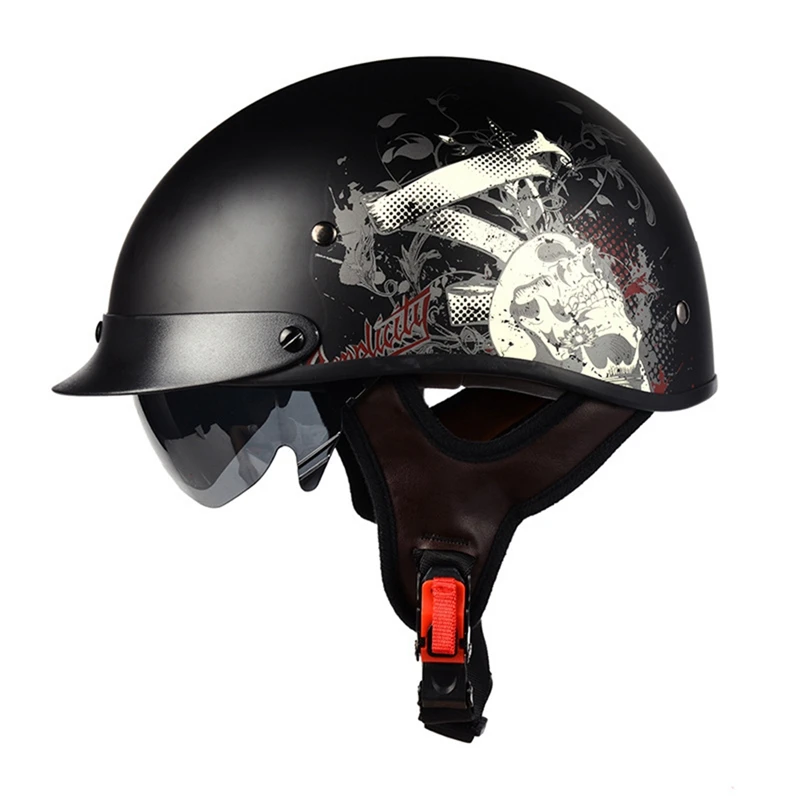 

LVCOOL Motorcycle Helmet Retro Summer Moto Men Helmet Open Face Motorcycle Accessories For Cruiser Chopper Women Men
