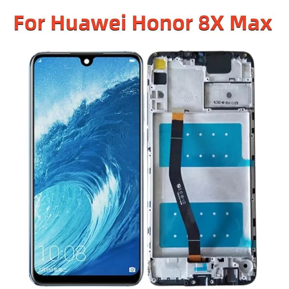 7.12''Original For Huawei Honor 8X Max Display ARE-AL00 L22HN AL1 With Frame Touch Screen Digitizer Assembly For Honor 8xmax LCD
7.12''Original For Huawei Honor 8X Max Display ARE-AL00 L22HN AL1 With Frame Touch Screen Digitizer Assembly For Honor 8xmax LCD