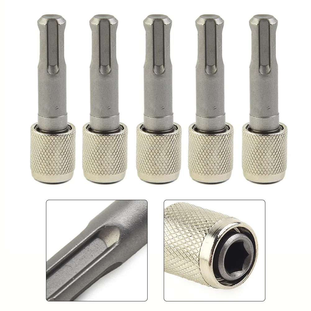 5pcs SDS Socket Adapter 1/4 Hex Shank Screwdriver Holder Drill Bits Adapter Converter 60.6x10mm For Hammers Impact Drill Bits
5pcs SDS Socket Adapter 1/4 Hex Shank Screwdriver Holder Drill Bits Adapter Converter 60.6x10mm For Hammers Impact Drill Bits