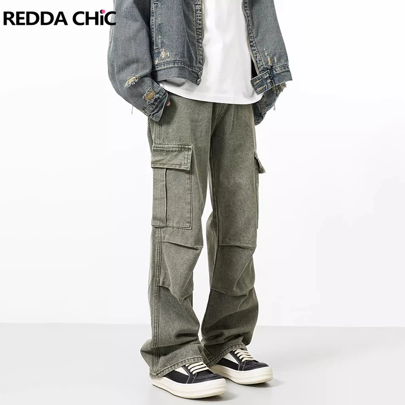 Мужские мешковатые джинсы REDDACHIC Pintuck, зеленые плиссированные брюки-карго в стиле ретро, с широкими штанинами, в стиле хип-хоп, уличная одежда Y2k
Мужские мешковатые джинсы REDDACHIC Pintuck, зеленые плиссированные брюки-карго в стиле ретро, с широкими штанинами, в стиле хип-хоп, уличная одежда Y2k