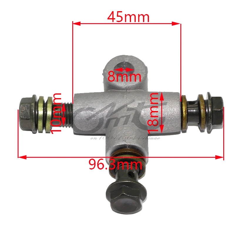 Hydraulic Brake Hose Pipe Tee Coupling Tee Fitting Tee Connector 3way Adapter For Motorcycle Dirt Pit Bike ATV Brake System
Hydraulic Brake Hose Pipe Tee Coupling Tee Fitting Tee Connector 3way Adapter For Motorcycle Dirt Pit Bike ATV Brake System