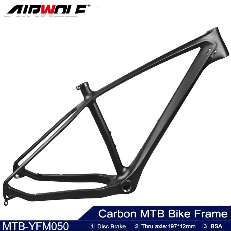 Airwolf 2024 Carbon Mtb Frame 26er Carbon Bike Frame Thru Axle 197*12mm Max Tire 26er*5.0 Inch MTB Bicycle Frameset
Airwolf 2024 Carbon Mtb Frame 26er Carbon Bike Frame Thru Axle 197*12mm Max Tire 26er*5.0 Inch MTB Bicycle Frameset