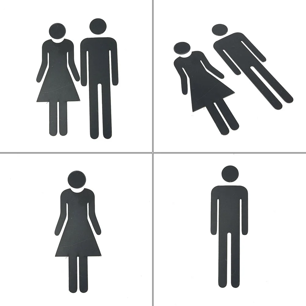 1 Pair DIY Man & Woman Toilet Sticker WC Door Sign Decals Toilet Signs Restroom Washroom Signage Plaque Wall Sticker Decor
1 Pair DIY Man & Woman Toilet Sticker WC Door Sign Decals Toilet Signs Restroom Washroom Signage Plaque Wall Sticker Decor