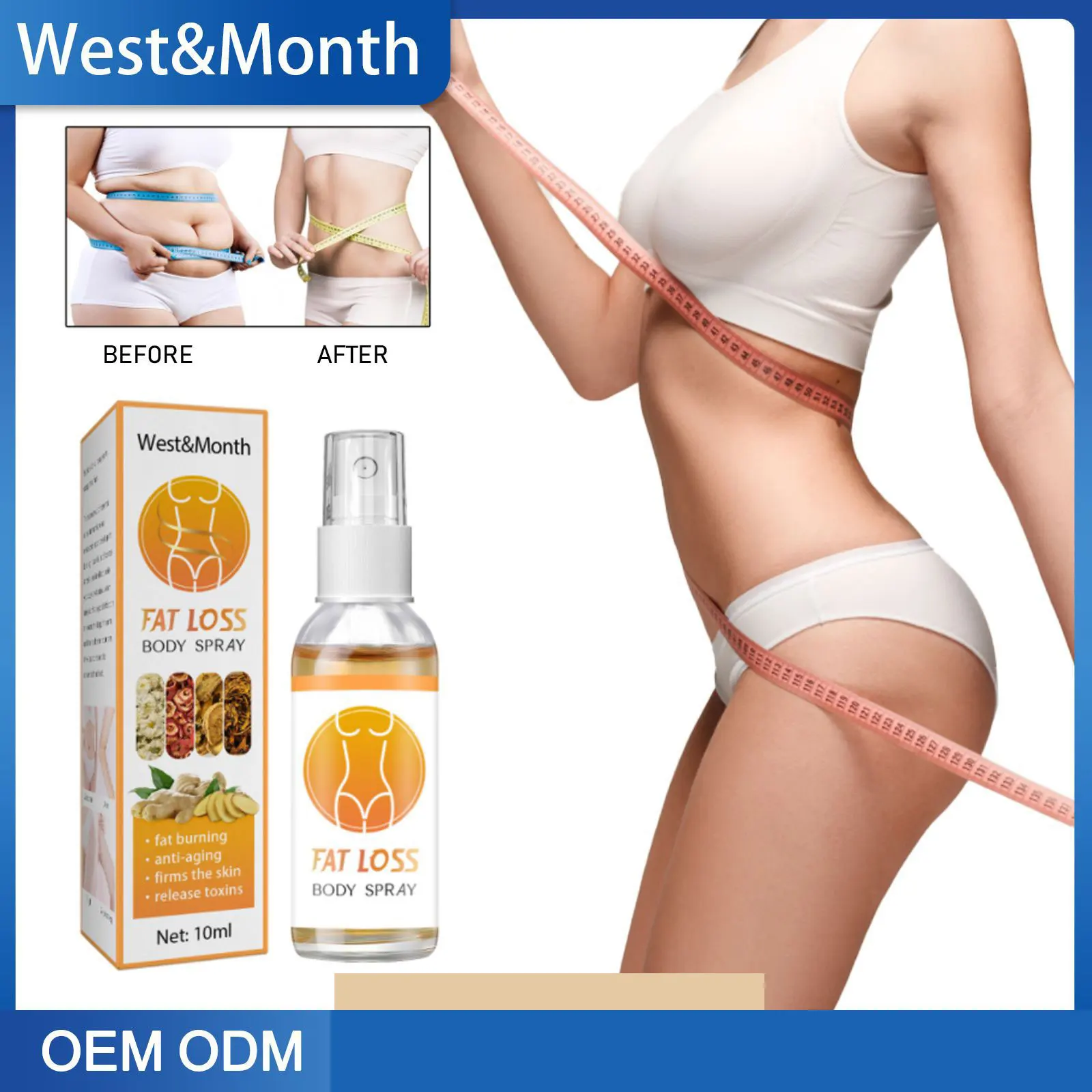 Эффективный спрей для сжигания жира, крем для похудения, удаление целлюлита, талии, ног, растворение жира, сжигание жира, массажное масло для упругости мышц 
Эффективный спрей для сжигания жира, крем для похудения, удаление целлюлита, талии, ног, растворение жира, сжигание жира, массажное масло для упругости мышц