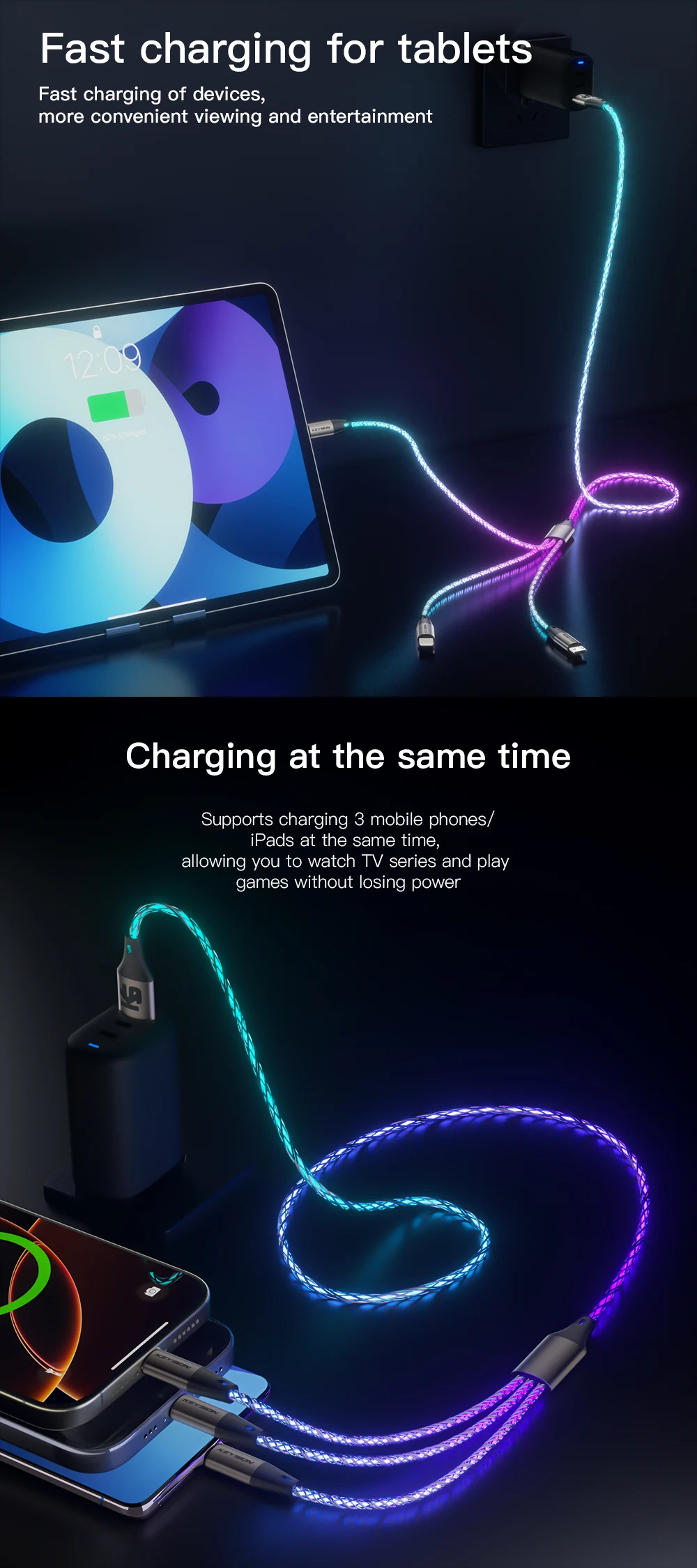 Cable USB 3 en 1 con luz LED RGB gradiente de luz Micro USB Cable tipo C Cable de carga rápida para iPhone Samsung Xiaomi OPPO 9 Cable USB 3 en 1 con luz LED RGB Cable USB 3 en 1 con luz LED RGB gradiente de luz Micro USB Cable tipo C Cable de carga rápida para iPhone Samsung Xiaomi OPPO » Cable USB 3 en 1 con luz LED RGB