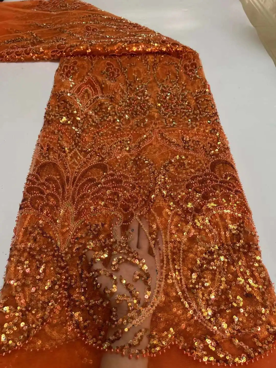 African Lace Fabric 2023 High Quality Lace Sequins Beads Nigerian Lace Fabrics For Nigerian Wedding French Tulle Lace Fabric DX
African Lace Fabric 2023 High Quality Lace Sequins Beads Nigerian Lace Fabrics For Nigerian Wedding French Tulle Lace Fabric DX