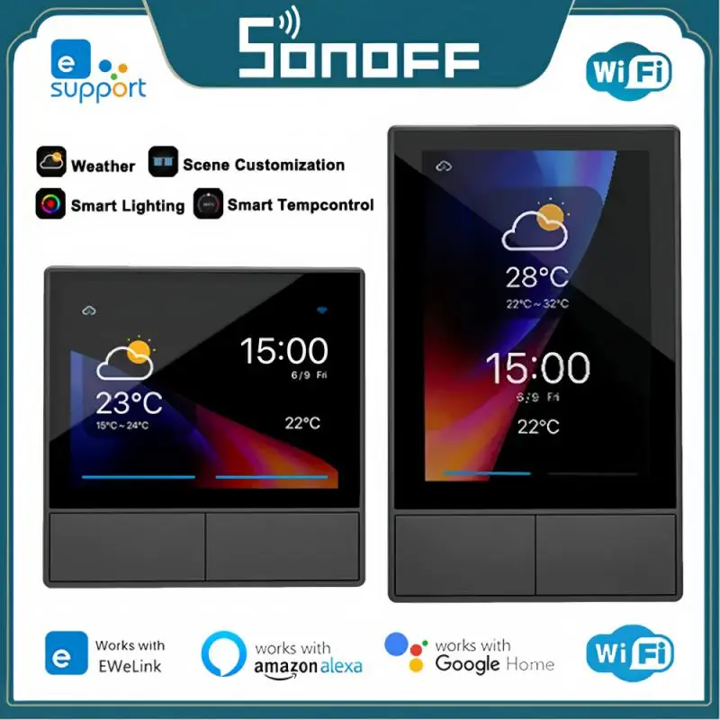 Умный настенный выключатель SONOFF NSPanel 86P с поддержкой Wi-Fi 
Умный настенный выключатель SONOFF NSPanel 86P с поддержкой Wi-Fi