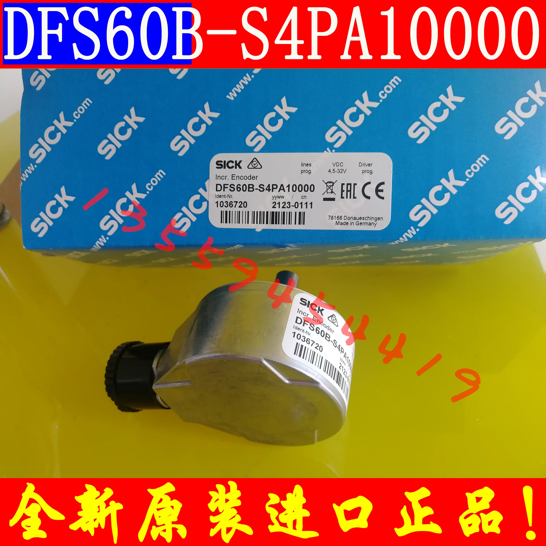 SICK Sick Encoder 1036720 DFS60B-S4PA10000 Original Genuine Free Shipping Negotiation Order
SICK Sick Encoder 1036720 DFS60B-S4PA10000 Original Genuine Free Shipping Negotiation Order