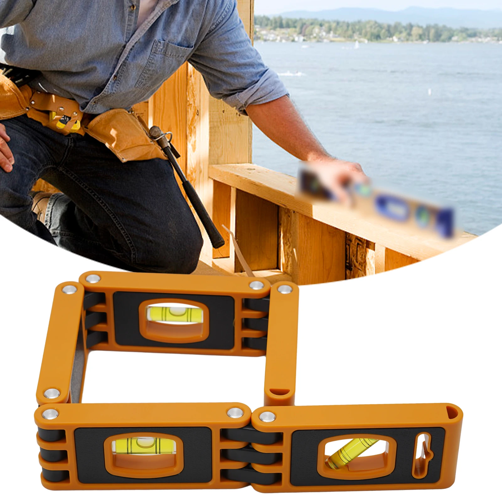 Versatile Foldable Level Measurement Folding Level Building Decoration Tool 24In Home Wood Work Power Tool Accessories
Versatile Foldable Level Measurement Folding Level Building Decoration Tool 24In Home Wood Work Power Tool Accessories