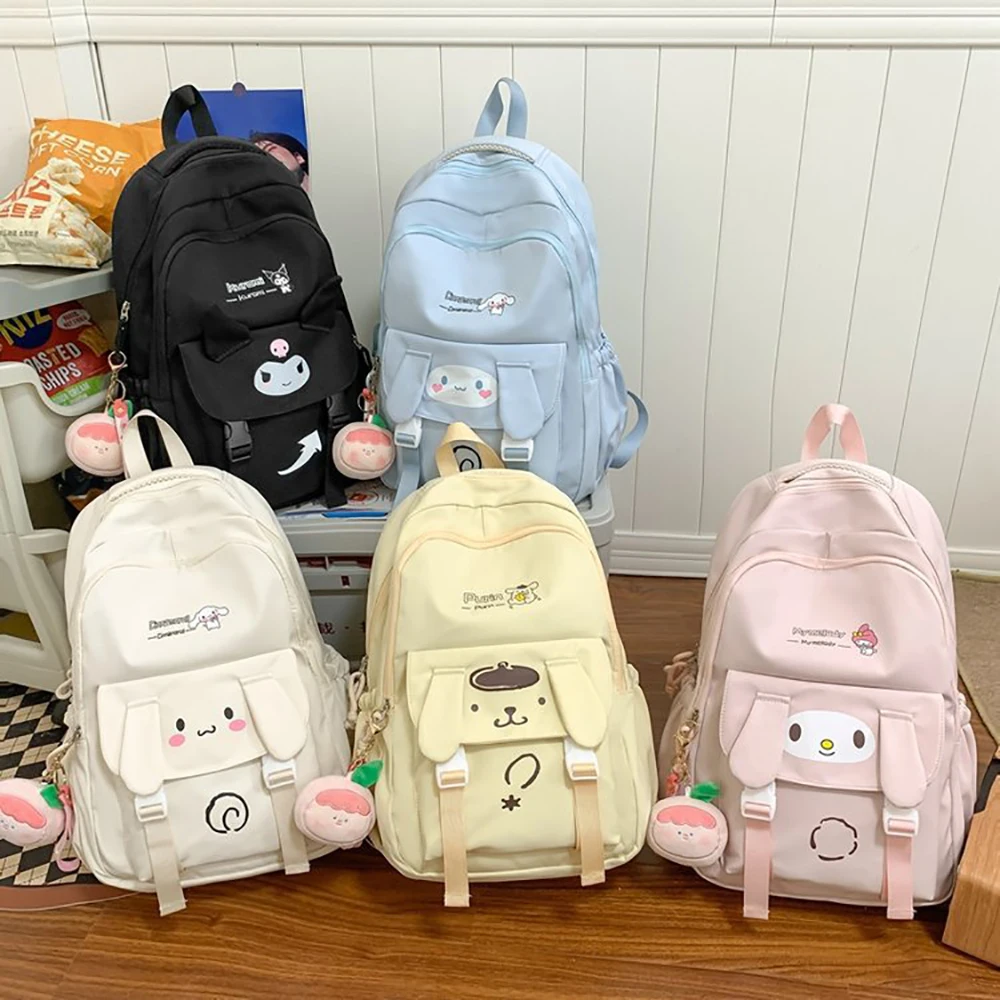 Sanrio Anime Schoolbags Cinnamorol Kuromi Computer Bags Women's Multifunctional Backpack Large Capacity Student Satchel Handbags
Sanrio Anime Schoolbags Cinnamorol Kuromi Computer Bags Women's Multifunctional Backpack Large Capacity Student Satchel Handbags