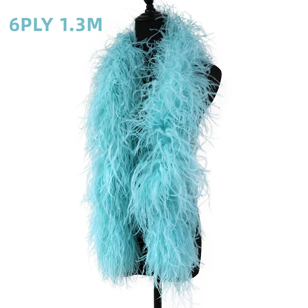 6Ply Fluffy Dyed Ostrich Feathers Boa Ribbon 1/1.3/2/3Meter Wedding Party Clothing Dress Shawl Decoration Sewing Crafts Plume
6Ply Fluffy Dyed Ostrich Feathers Boa Ribbon 1/1.3/2/3Meter Wedding Party Clothing Dress Shawl Decoration Sewing Crafts Plume