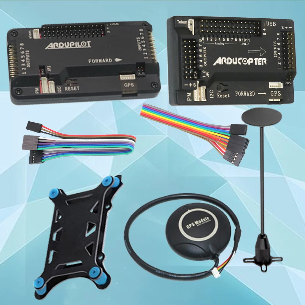 M8N GPS built-in compass + APM 2.8 flight controller Ardupilot +gps stand+shock absorber for RC Quadcopter Multicopter
M8N GPS built-in compass + APM 2.8 flight controller Ardupilot +gps stand+shock absorber for RC Quadcopter Multicopter