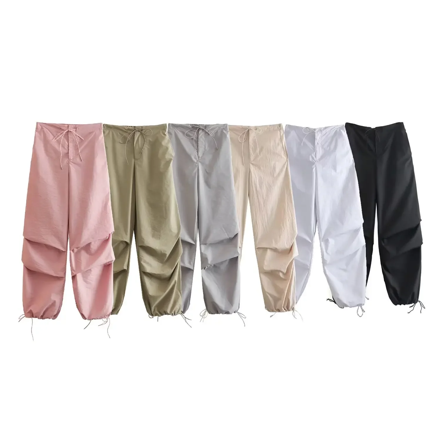 Women 2022 New Chic Fashion Side Pockets Jogging Pants Vintage Elastic Waist Drawstring Female Ankle Trousers Mujer
Women 2022 New Chic Fashion Side Pockets Jogging Pants Vintage Elastic Waist Drawstring Female Ankle Trousers Mujer