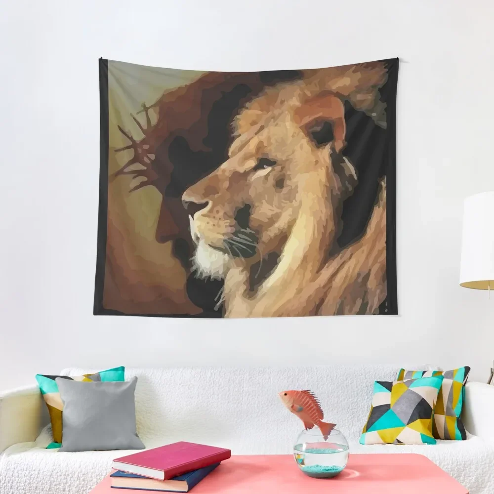 

Lion of Judah Art Tapestry Wall Carpet Outdoor Decor Custom Room Design Tapestry