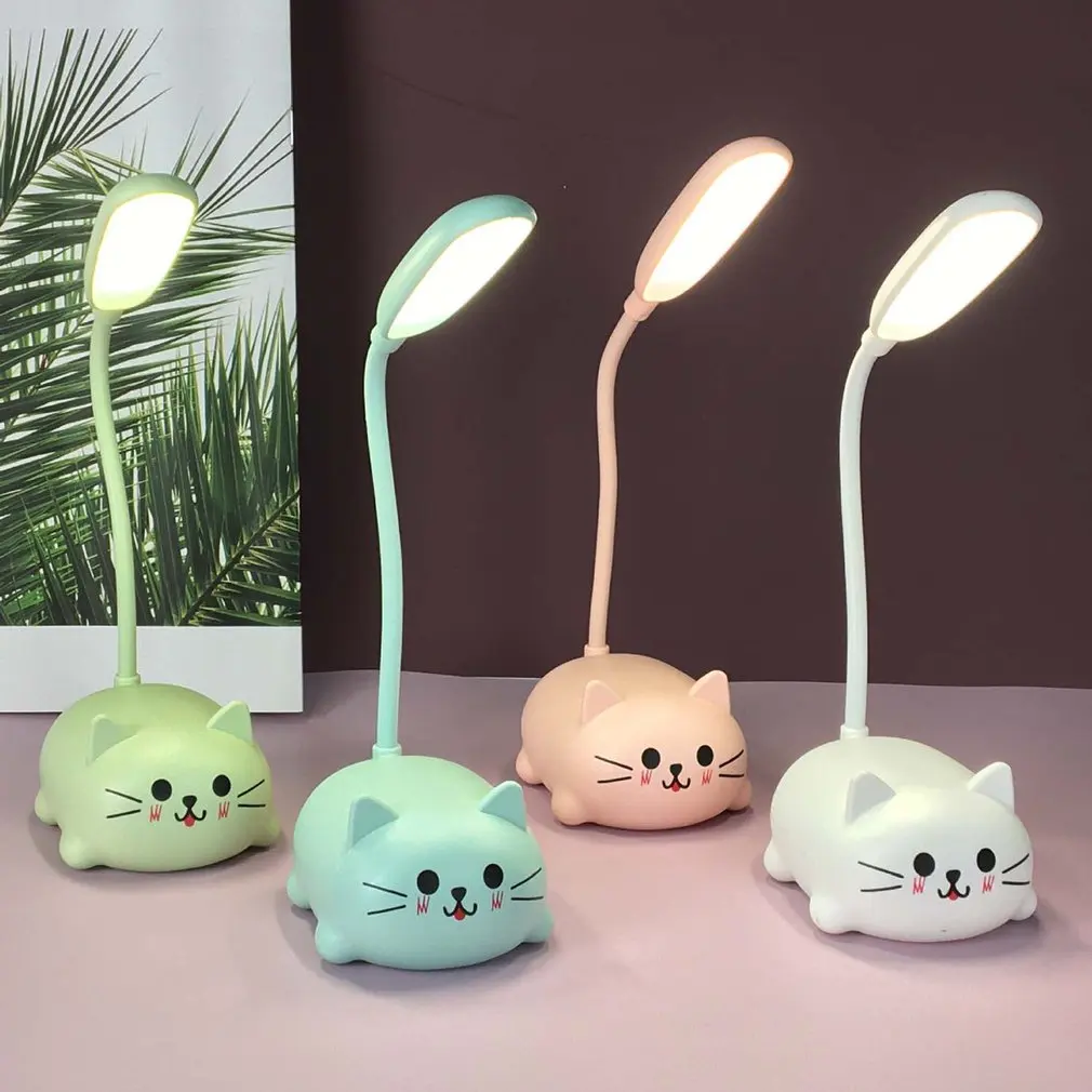 Cartoon Cute Cat Table Lamp Led USB Rechargeable Desk Lamp Eye Protection Reading Students Bedroom Bedside Night Light Desk Lamp
Cartoon Cute Cat Table Lamp Led USB Rechargeable Desk Lamp Eye Protection Reading Students Bedroom Bedside Night Light Desk Lamp
