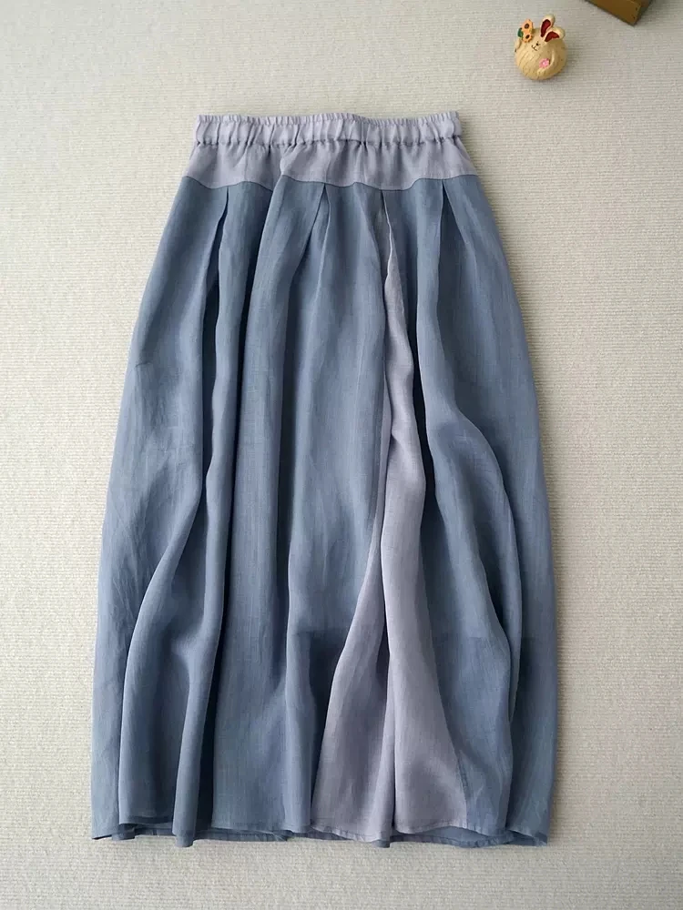 Летняя женская Повседневная Свободная юбка с бюстом 68-88 см, удобная универсальная базовая юбка в стиле рами для девушек из леса с контрастными цветами
Летняя женская Повседневная Свободная юбка с бюстом 68-88 см, удобная универсальная базовая юбка в стиле рами для девушек из леса с контрастными цветами