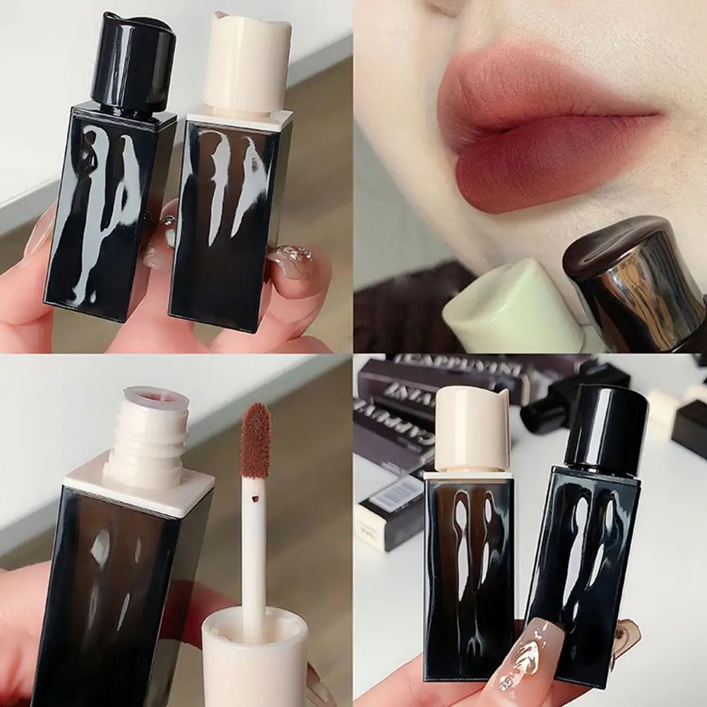 Dark Brown Matte Velvet Lip Gloss Waterproof Liquid Brown Cosmetics Glaze Coffee Makeup Nude Tint Lips Mud Latte Lip Lipsti B2H6
Dark Brown Matte Velvet Lip Gloss Waterproof Liquid Brown Cosmetics Glaze Coffee Makeup Nude Tint Lips Mud Latte Lip Lipsti B2H6