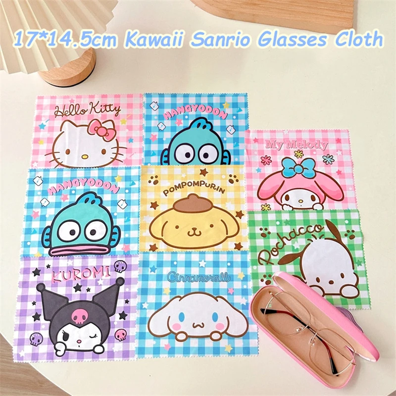 Женская ткань для очков Kawaii Kuromi Cinnamoroll почтовая ткань для протирания экрана симпатичный подарок для девушки
Женская ткань для очков Kawaii Kuromi Cinnamoroll почтовая ткань для протирания экрана симпатичный подарок для девушки