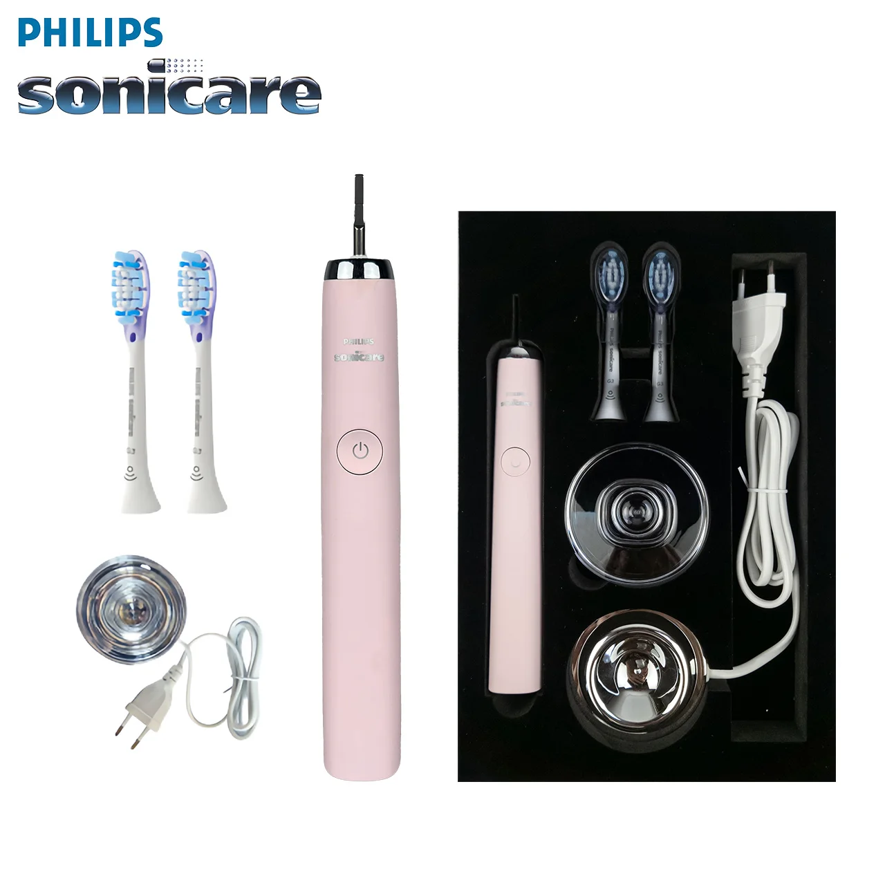 

Philips Sonicare DiamondClean HX9352 rechargeable electric toothbrush Philips Replacement Heads G3 Adult Purple