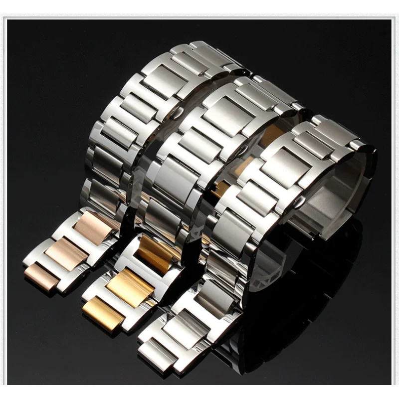 Stainless Steel Watch Strap for Cartier Blue Balloon Steel Belt Black Knight Watch Band Accessories 14x22mm Wristband
Stainless Steel Watch Strap for Cartier Blue Balloon Steel Belt Black Knight Watch Band Accessories 14x22mm Wristband