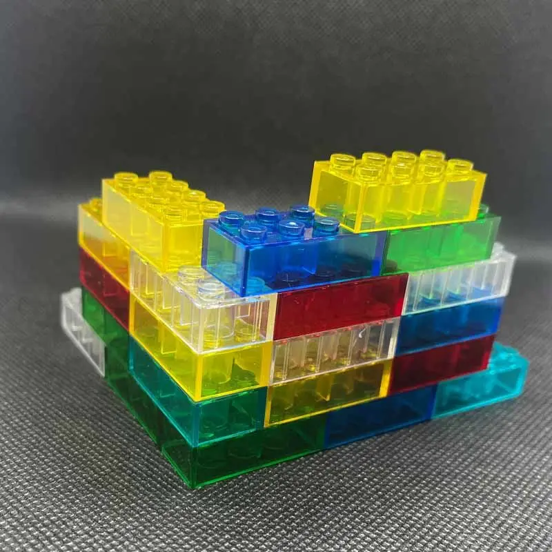 20pcs Small Particle Transparent High Brick 2x4 Building Blocks Parts DIY Block Compatible with Creative Gift Blocks Castle Toys
20pcs Small Particle Transparent High Brick 2x4 Building Blocks Parts DIY Block Compatible with Creative Gift Blocks Castle Toys