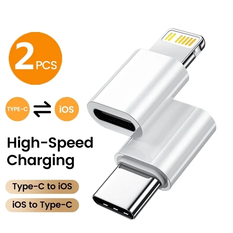 

OTG Type C To Lightning Adapter For ios Female To USB C Male For iPhone 14 Pro Max Fast Charging Adaptador Laptop Converter