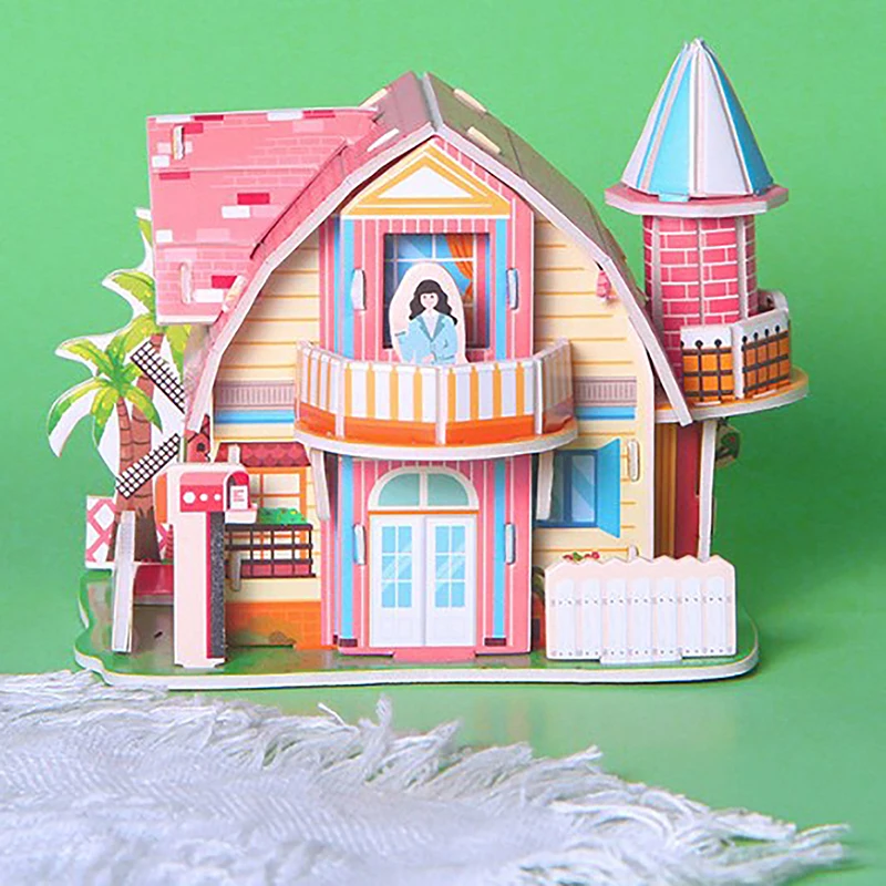 3D Paper Puzzle Montessori Miniature Houses Construction Bulding Model For Kids Handmade Educational Toy Early Learning Toy Gift
3D Paper Puzzle Montessori Miniature Houses Construction Bulding Model For Kids Handmade Educational Toy Early Learning Toy Gift