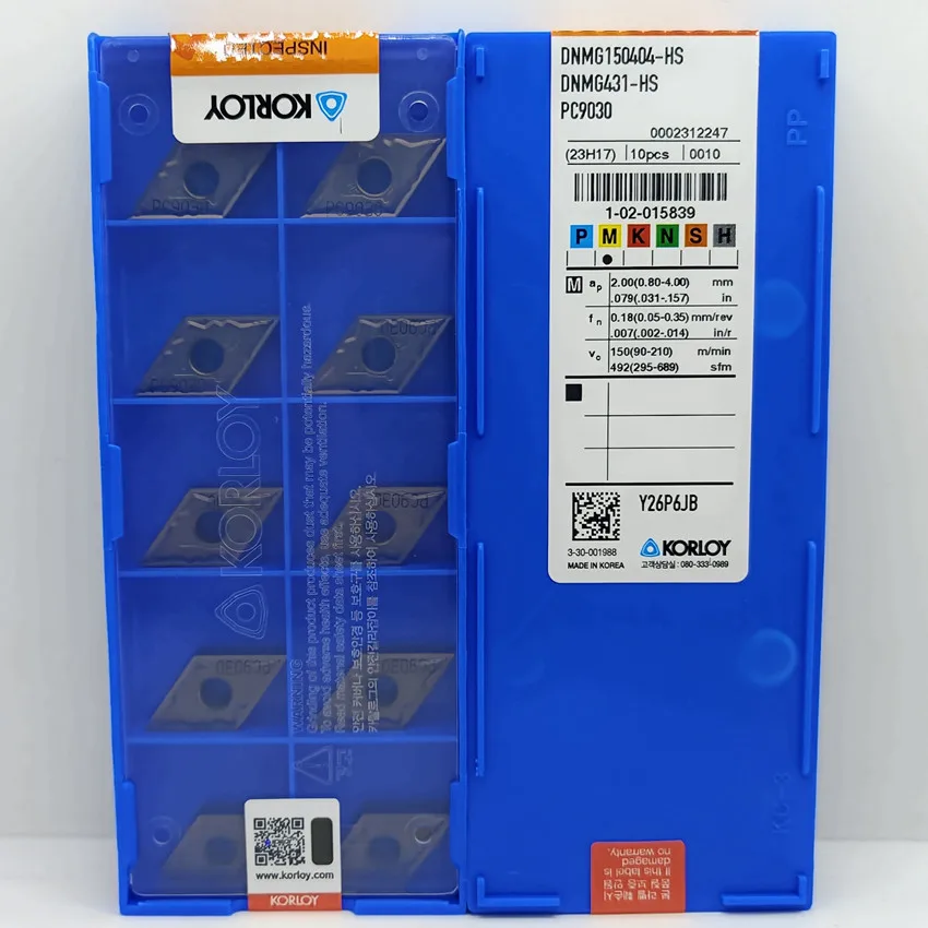DNMG150404-HS PC9030/DNMG150408-HS PC9030 DNMG150404 DNMG150408 Original Tools CNC carbide inserts 10pcs/box
DNMG150404-HS PC9030/DNMG150408-HS PC9030 DNMG150404 DNMG150408 Original Tools CNC carbide inserts 10pcs/box