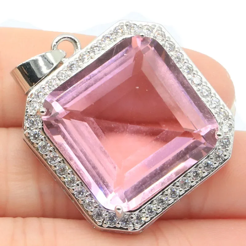 

14g Real 925 Solid Sterling Silver Pendant Aquamarine Rhodolite Garnet Kunzite London Swiss Blue Tourmaline Peridot Tanzanite CZ