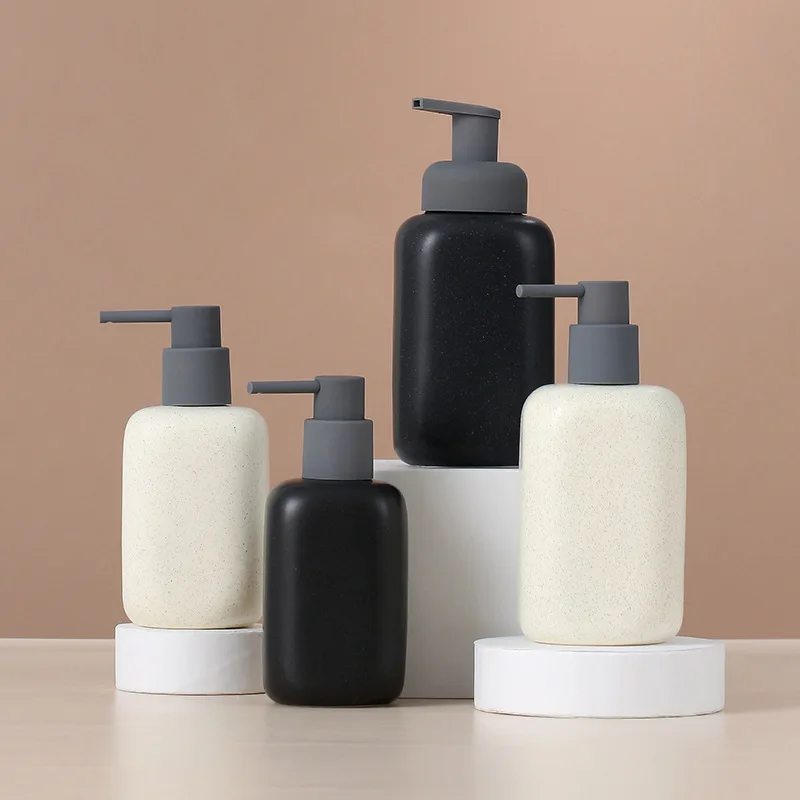Ceramic Lotion Bottle Nordic Bathroom Hand Sanitizer Hotel Soap Dispenser Shampoo Bath Gel Press Foaming Subpackage Bottle
Ceramic Lotion Bottle Nordic Bathroom Hand Sanitizer Hotel Soap Dispenser Shampoo Bath Gel Press Foaming Subpackage Bottle