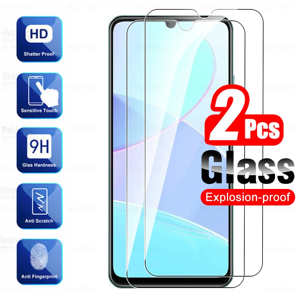 

2Pcs Tempered Glass For Realme C51 Screen Protector C53 C55 C33 C30 C30s C31 C35 C21 C25y C11 2021 C25 C25s C21 C20 C20a Glass