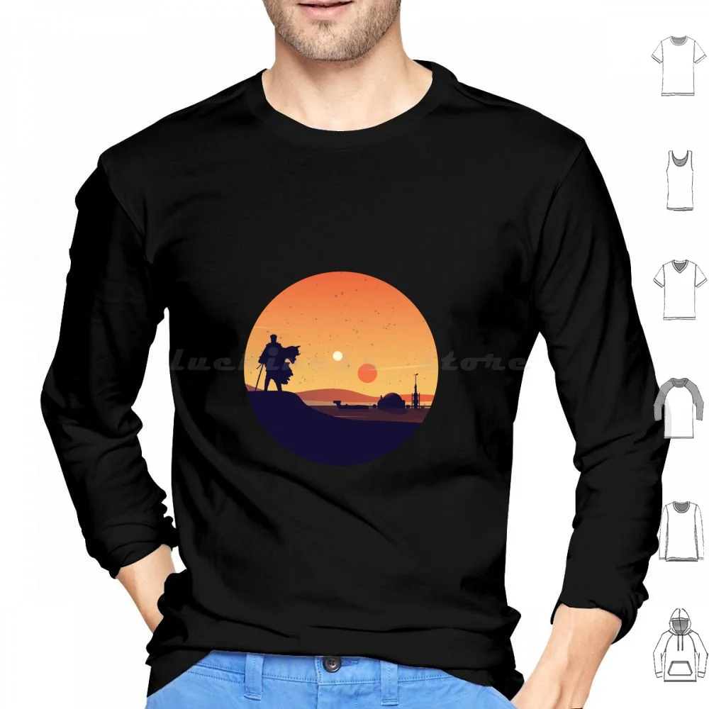 Guardian Hoodie cotton Long Sleeve Obi Wan Kenobi Luke Watching Guardian Lightsaber Sun Tatoine
Guardian Hoodie cotton Long Sleeve Obi Wan Kenobi Luke Watching Guardian Lightsaber Sun Tatoine