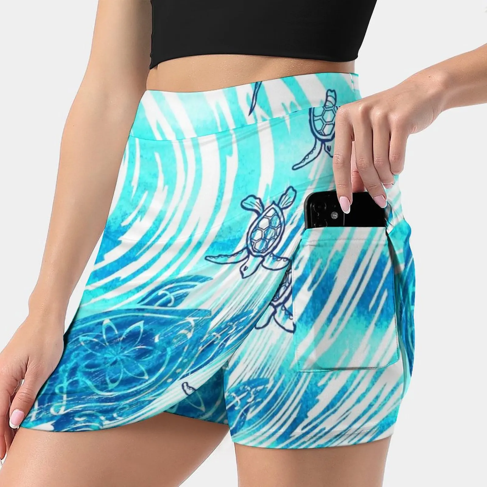 Vintage Hawaiian-Polynesian Watercolor Ohana Honu Korean Fashion Skirt Summer Skirts For Women Light Proof Trouser Skirt
Vintage Hawaiian-Polynesian Watercolor Ohana Honu Korean Fashion Skirt Summer Skirts For Women Light Proof Trouser Skirt