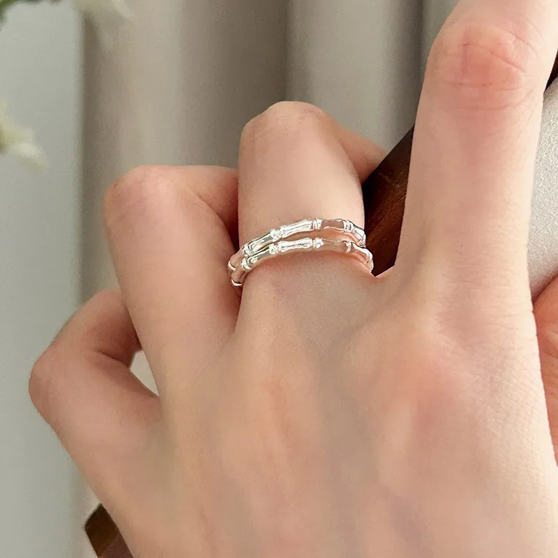 

Женское кольцо из серебра 925 пробы, с открытым пальцем