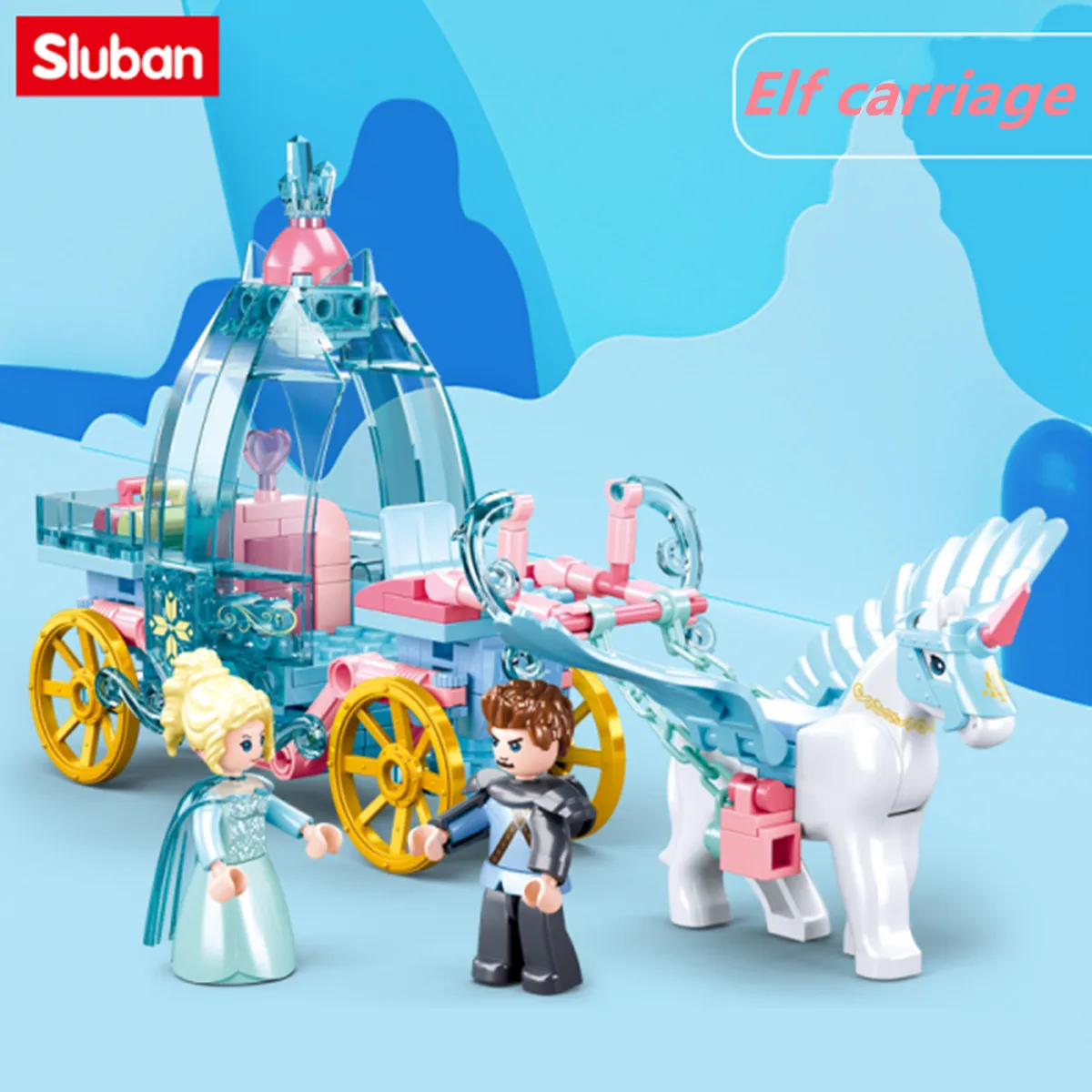 Строительные блоки Sluban, игрушки для девочек, мечта, подледная каретка, 191 шт., Сказочная земля, Королевский Horsecar, подходит для ведущих брендов
Строительные блоки Sluban, игрушки для девочек, мечта, подледная каретка, 191 шт., Сказочная земля, Королевский Horsecar, подходит для ведущих брендов
