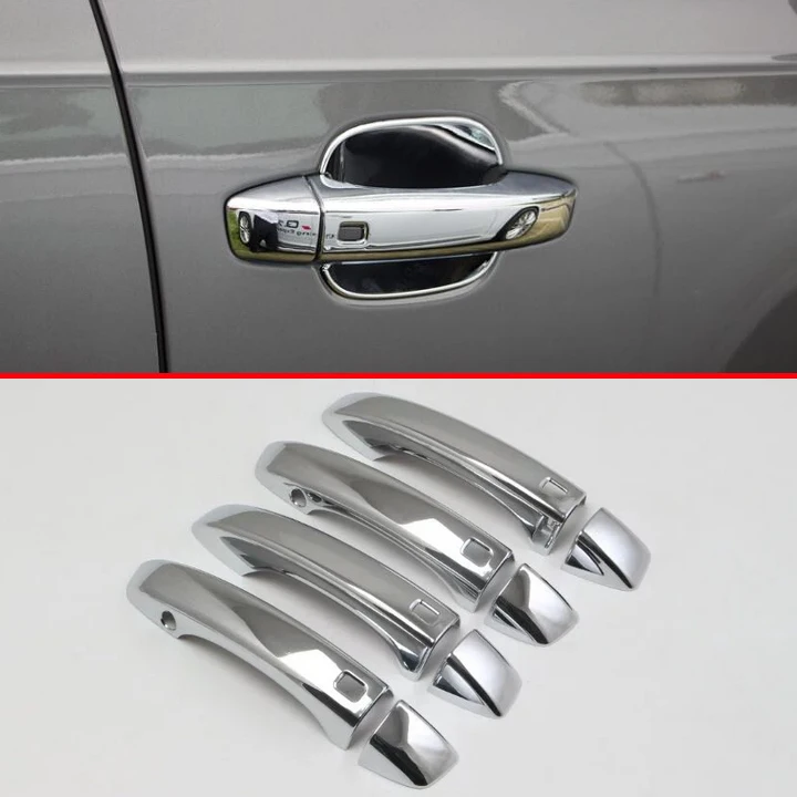 ABS Chrome Door Handle Cover Trim With Smart Hole For AUDI Q7 2016 2017 Car Accessories Stickers W4
ABS Chrome Door Handle Cover Trim With Smart Hole For AUDI Q7 2016 2017 Car Accessories Stickers W4