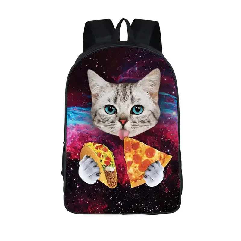 Kawaii 3D Animal Kitten Backpack Cute Cat Eating Tacos Pizza Children Book Bag Teen School Bags Women Men Travel Backpack
Kawaii 3D Animal Kitten Backpack Cute Cat Eating Tacos Pizza Children Book Bag Teen School Bags Women Men Travel Backpack