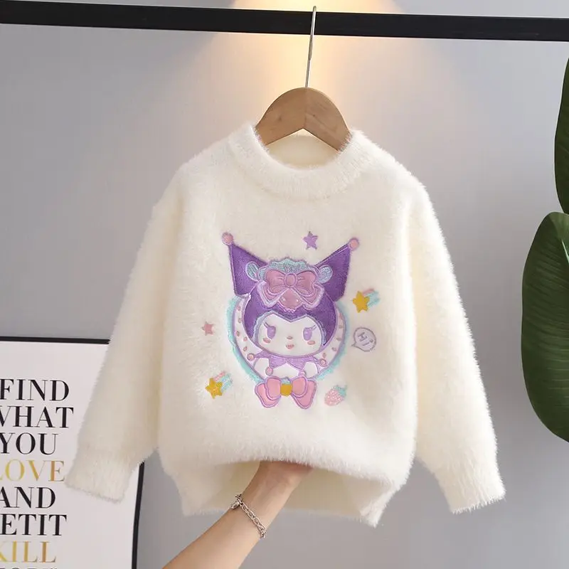 Cartoon Sanrio Sweaters Kuromi Accessories Cute Beauty Kawaii Anime Winter Knit Sweater Thickened Bottom Shirt Toy for Girl Gift
Cartoon Sanrio Sweaters Kuromi Accessories Cute Beauty Kawaii Anime Winter Knit Sweater Thickened Bottom Shirt Toy for Girl Gift
