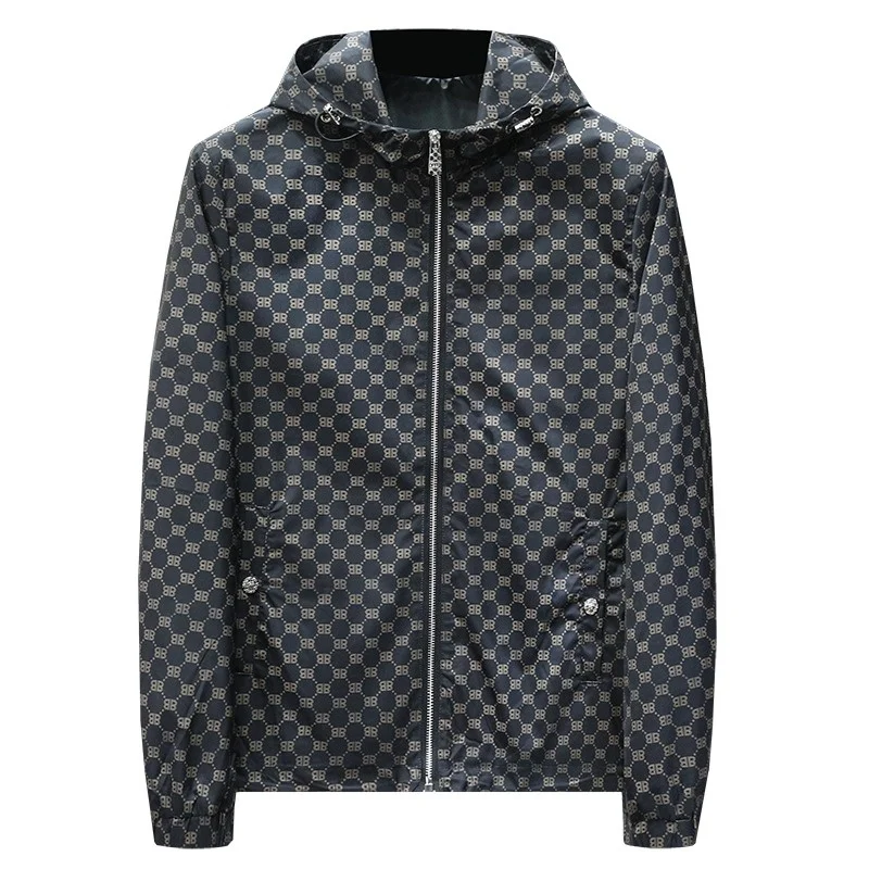 Spring Autumn Hooded Zipper Men's Jackets Luxury Long Sleeve Allover Printed Male Outerwear Man Coats Plus Size 5XL
Spring Autumn Hooded Zipper Men's Jackets Luxury Long Sleeve Allover Printed Male Outerwear Man Coats Plus Size 5XL