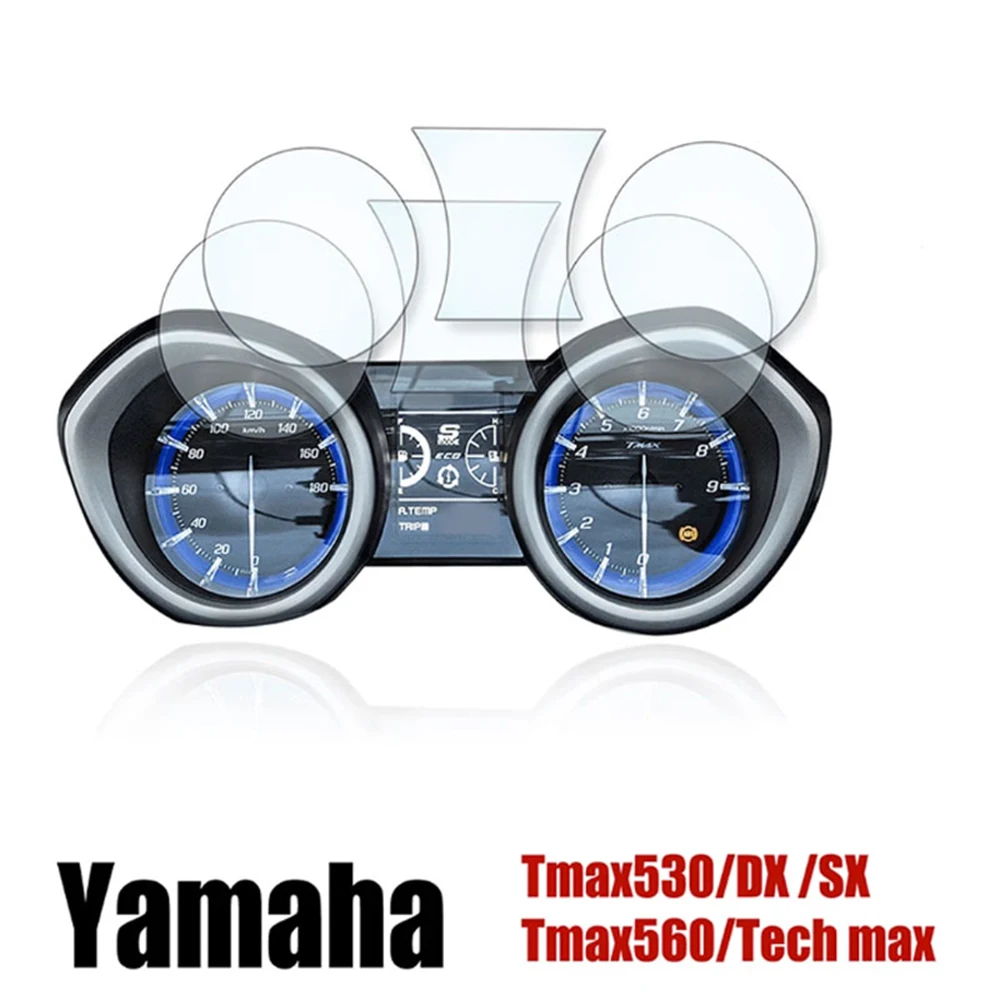 

For Yamaha Tmax560 Tmax530 Tmax T Max 530 DX SX 560 Tech Max Instrument Scratch Cluster Protection Film Speedometer Screen