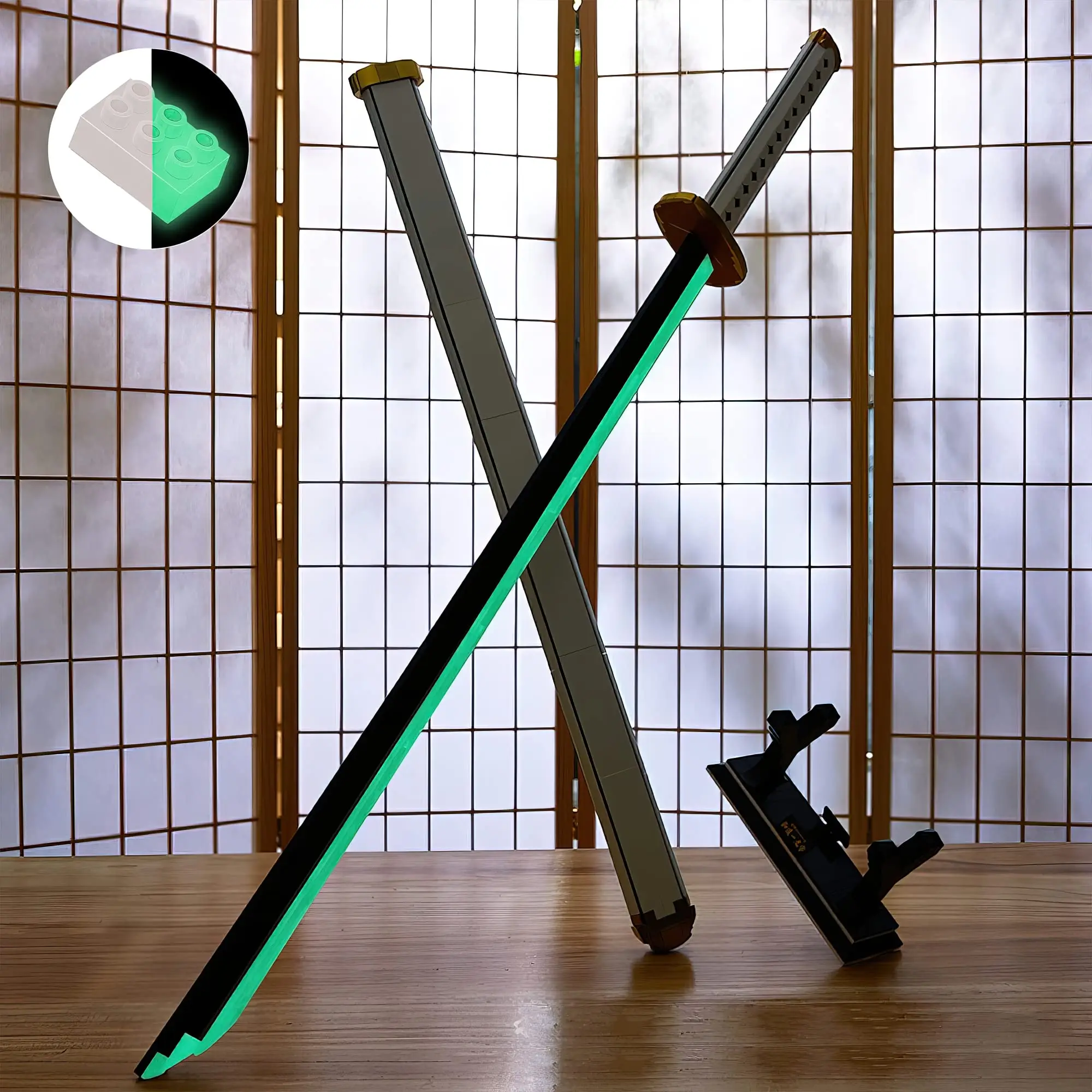 806PCS Cosplay Anime Swords Building Blocks Kit Ichimonji Yamato Sword Model Samurai Katana Toys for Aldult Luminous 806PCS Cosplay Anime Swords Building Blocks Kit Ichimonji Yamato Sword Model Samurai Katana Toys for Aldult Luminous