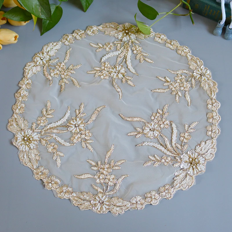 NEW beads flowers Round Embroidery table cloth cover wedding party tablecloth kitchen Christmas Table decoration and accessories
NEW beads flowers Round Embroidery table cloth cover wedding party tablecloth kitchen Christmas Table decoration and accessories