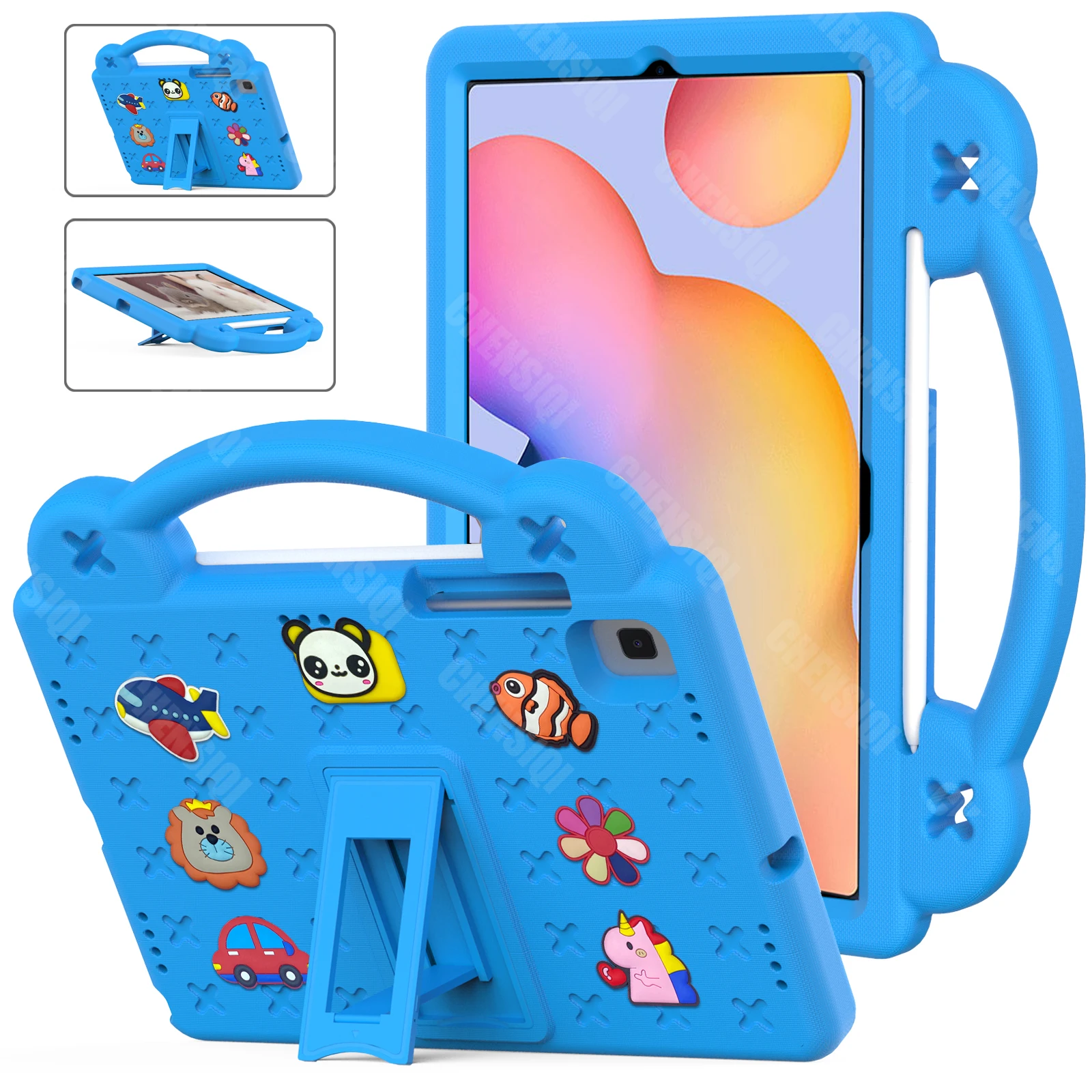 Case for Samsung Galaxy Tab S6 Lite 10.4 inch 2022 2020 Shockproof Cover with Stand Hand-held SM-P610/P615/P613/P619 kids cover
Case for Samsung Galaxy Tab S6 Lite 10.4 inch 2022 2020 Shockproof Cover with Stand Hand-held SM-P610/P615/P613/P619 kids cover